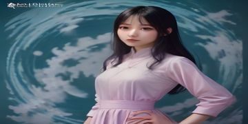 漫画创作者在绘图板前工作，背景显示 jm comic 创作者后台数据统计页面，专业创作环境